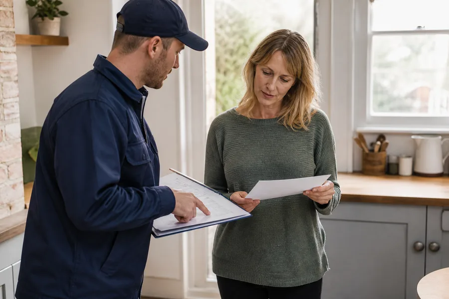Editorial photograph illustrating “How to choose a pest control company”.
